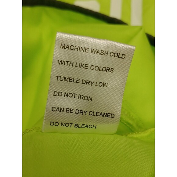 LSU Medicine Raincoat Jacket Hooded Neon Green XL - Picture 13 of 13